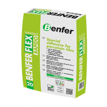 Benfer BenferFlex Rapido High Performance Rapid Set S1 Flexible Adhesive 20kg Grey